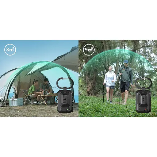 Портативный кемпинговый фумигатор Flextail Light Repel (Черный) - фото 10