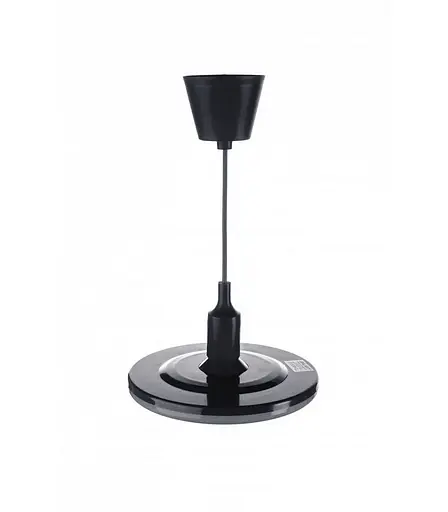 Люстра LED подвесная 24W 4200K R-220mm черная UFO RADUGA ТМ LUMANО - фото 1