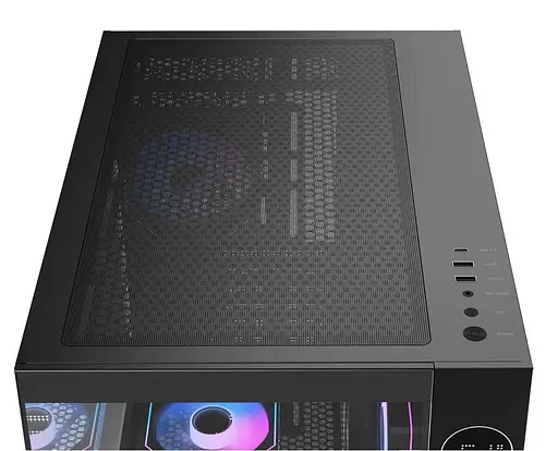 Корпус OCYPUS IOTA C70 BK ARGB (IOTA-C70-BKD600XX-GL) без блока питания - фото 2