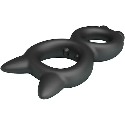 Ерекційне кільце Crazy Bull Toran 9.3 см чорне - фото 2