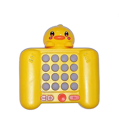 Електронна гра кнопкова F6-7-9-B-9-L-9-Y-9-K, музика, звук (англ), світло, в коробці (6903317700837) Качка Вид Y - фото 1