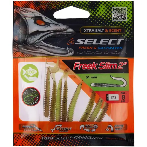 Силікон Select Freek Slim 2" #242 (8 шт/уп) - фото 2