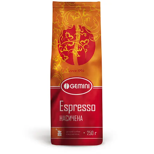 Кава мелена Gemini Espresso Насичена 250 г - фото 2