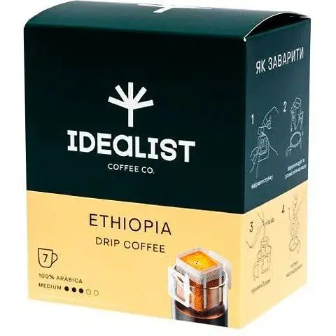 Дрип-кофе Idealist Coffee Co Эфиопия 7 шт - фото 1