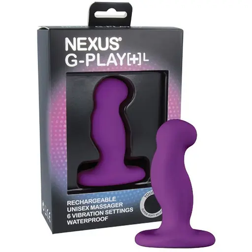 Вібромасажер простати Nexus G-Play Plus L Purple максимальний діаметр 3.5 см перезаряджається - фото 3