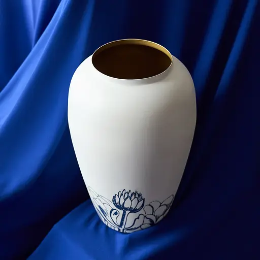 Ваза MBM HOME Елізіум залізна принт золотий 230х230х350 мм (VB-01 PRINT/GOLD) - фото 5