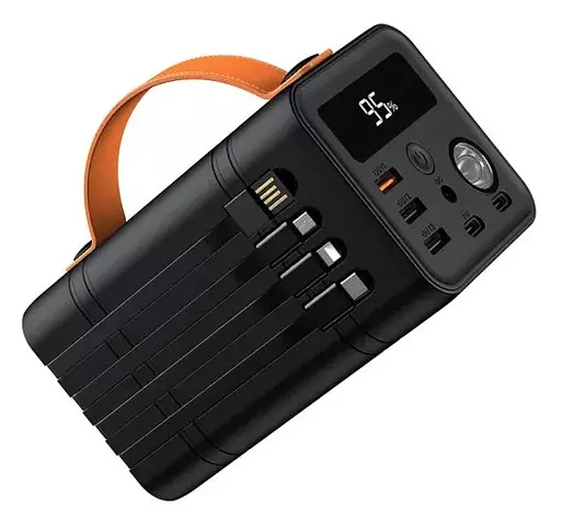 Batterie portable - batterie externe XO PR204 60000mAh 100W noire - фото 1