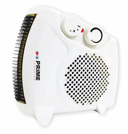 Тепловентилятор PRIME Technics HFV-H 210 White підлоговий 2000W, 3 режими 20 кв.м