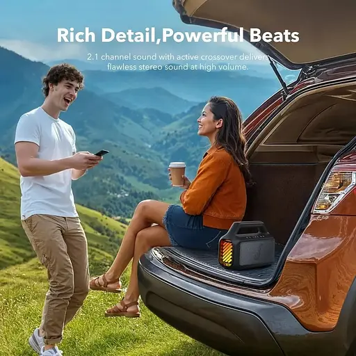 Портативная акустика Anker SoundCore Boom 2 Black (A3138011) [153884] - фото 10