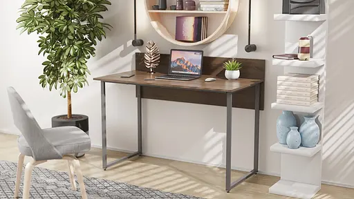 Комп'ютерний стіл Ferrum-decor Скай 75x100x70 сірий ДСП Дуб Сонома Труфель 16мм (FRD-101563) - фото 3