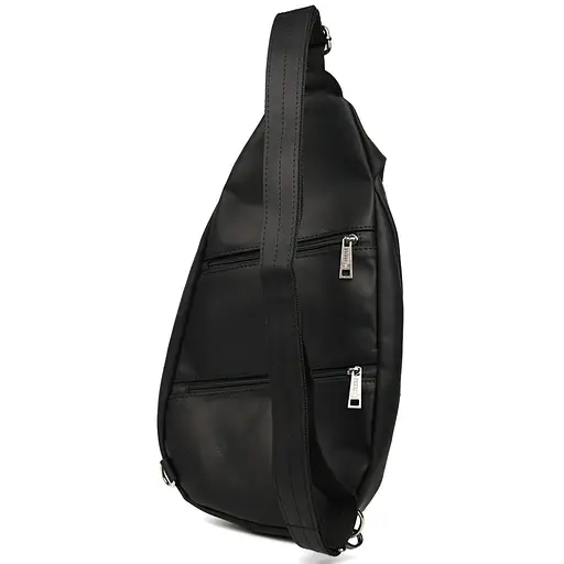 Рюкзак-слинг на одно плечо из лошадиной кожи TARWA 26х45х6 см sum0028224 - фото 4