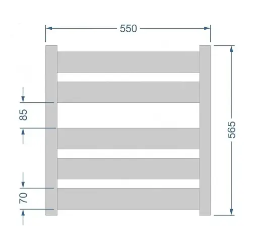 Рушникосушка  Париж  565*550 П5  /540Вт/Heizung - фото 2