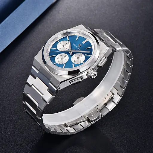 Наручний годинник чоловічий PD-1761 Silver-Blue Pagani Design acs0031194 - фото 2