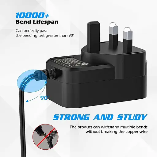 15 В, 1,4 А, 21 Вт, адаптер живлення змінного/постійного струму, заміна зарядного пристрою для Alexa Echo (1-го та 2-го покоління) - фото 3