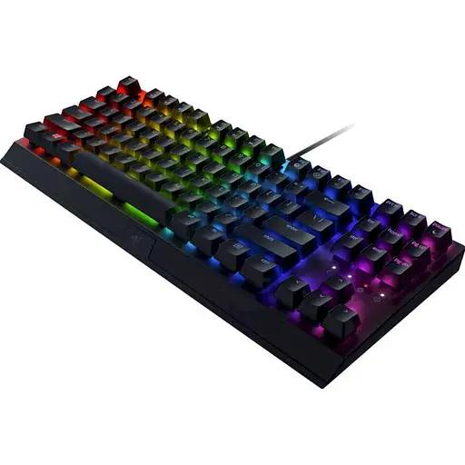 Клавіатура Razer BlackWidow V3 TKL RGB Green USB Black (RZ03-03490700-R3R1) - фото 4