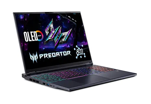 Ноутбук Acer Predator Helios Neo 16 PHN16-73 16" WQXGA IPS Intel U9-275HX 64GB F2TB NVD5060-8 Lin чорний - фото 6