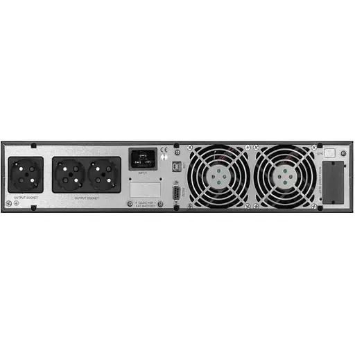 ИБП непрерывного действия (Online) 2E OD2000RT, 2000VA/1800W, RT2U, LCD, USB, 4xSchuko (2E-OD2000RT) - фото 5