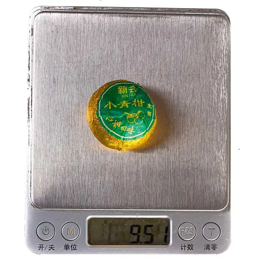 Шу Пу Эр в маленьком зеленом мандарине - 1 шт. - фото 10