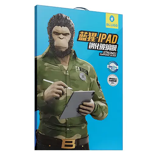 Защитное стекло Blueo HD для Apple iPad Pro 12.9 2018-2022 Прозрачное - фото 4