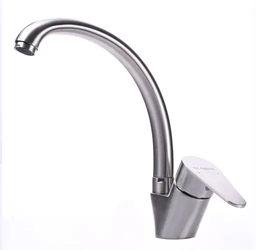 Смеситель для кухни Globus Lux Main SM-203S Хром матовый - фото 1