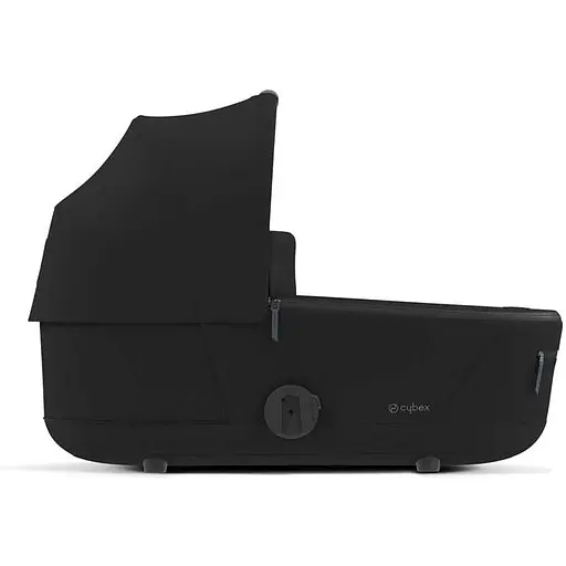 Люлька Cybex Mios Lux Deep Black + Текстиль для прогулянкового блоку Cybex Mios Deep Black + Шасси для коляски Cybex Mios LS RBA Chrome Black - фото 4