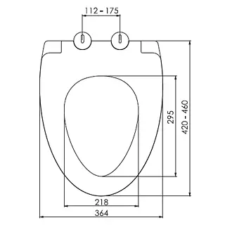 Сиденье для унитаза NKP Mole с крышкой и функцией микролифта 0415 - фото 2