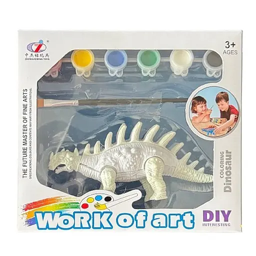 Набор для творчества Dino Toys Кентозавр Раскрась динозавра набор 1_155A (Q9899-155A-1)