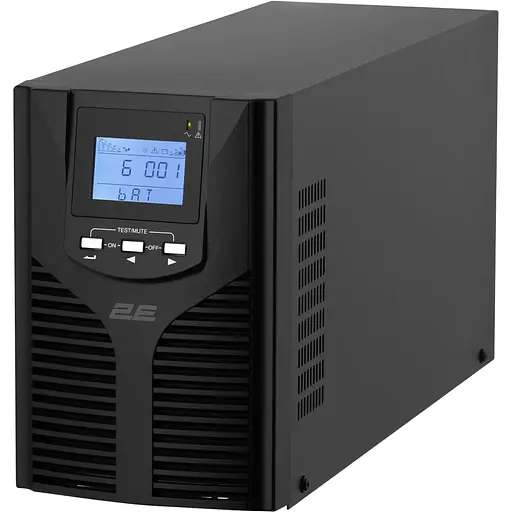 Источник бесперебойного питания 2E OD2000, 2000VA/1800W, LCD, USB, 3xSchuko
