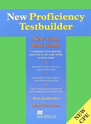 Proficiency Testbuilder New Edition With Key