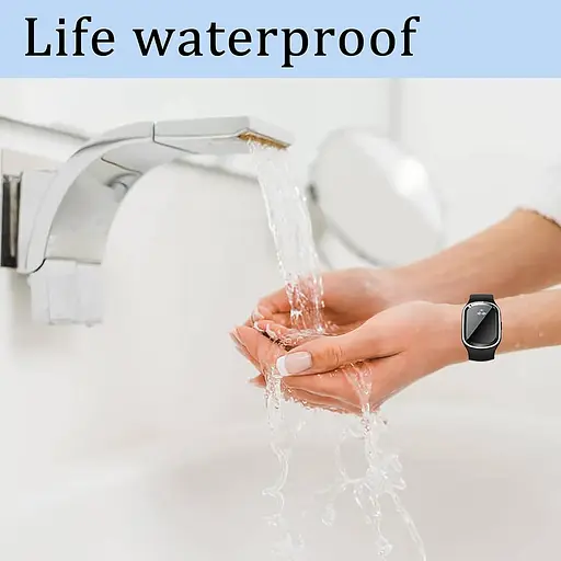 Wskvlcg Ультразвуковий годинник з репелентом від комарів, USB-перезаряджуваний браслет проти комарів, що підходить для дорослих - фото 5