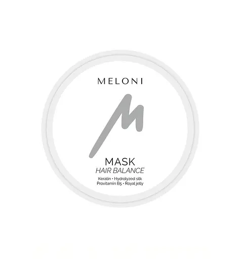 Восстанавливающая маска с кератином и гидролизатом шелка MASK HAIR BALANCE MELONI 50 мл - фото 1