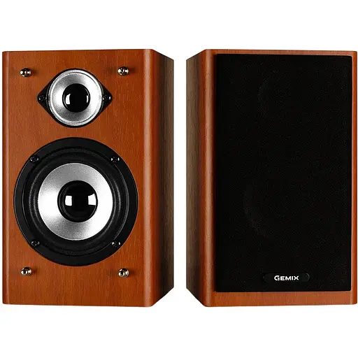 Колонки 2.0 Gemix TF-5 Cherry 2 x 5 Вт МДФ живлення від мережі 220V керування ззаду