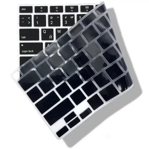 Накладка на клавіатуру DK для Apple MacBook Air 13" Retina 2020 USA силікон чорний - фото 2