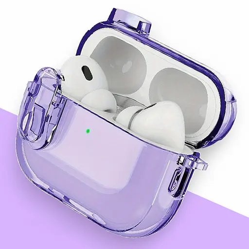 Футляр TPU Colorful для навушників Airpods Pro 2 / Pro Purple - фото 4