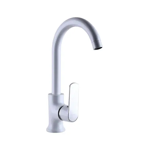 Змішувач для кухні Globus Lux Laguna GLA-0203SL-7-WHITE - фото 3