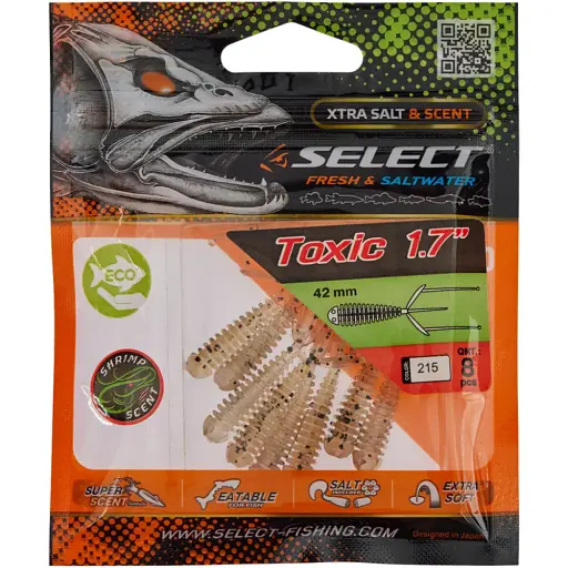 Силікон Select Toxic 1.7" #215 (8 шт/уп) - фото 2