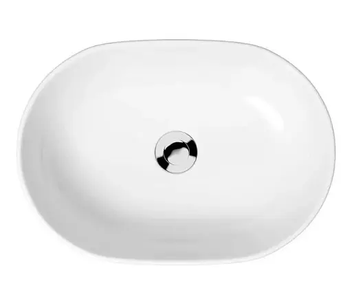 Раковина на столешницу Cersanit Moduo овальная 50 см. K116-049 30412 - фото 2