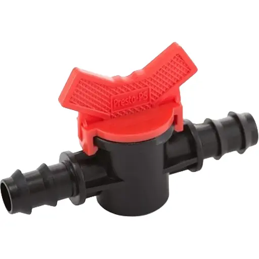 Кран кульовий прохідний Presto-PS для трубки 16 мм 50 шт. (MV-0116) - фото 1