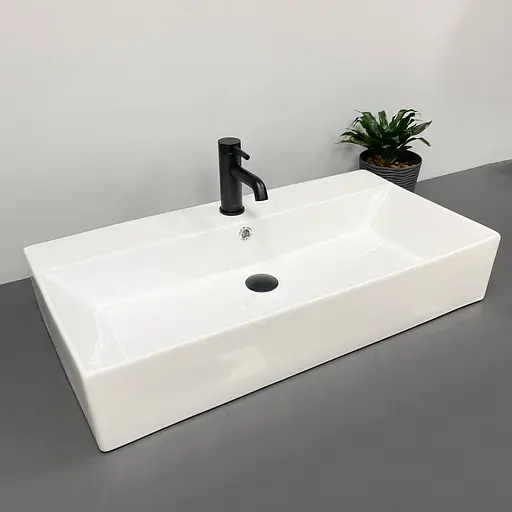 Умивальник VBI Padua 80 white накладний підвісний VBI-012204, Білий - фото 5