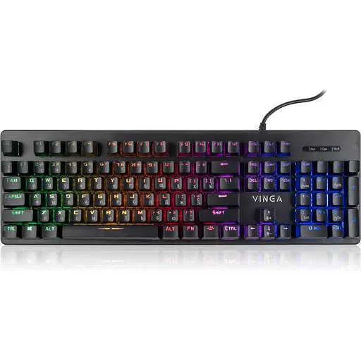 Клавіатура Vinga KBGSM120 Black (KBGSM120 Black) - фото 1