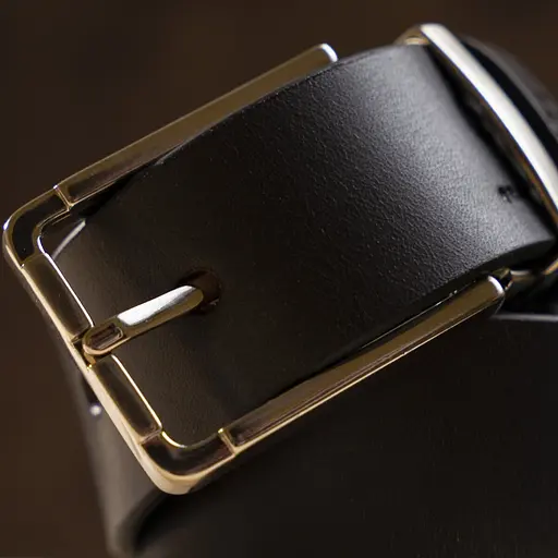 Ремінь шкіряний Grande Pelle чоловічий 3,4х120 см acs0014874 - фото 4