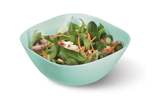 Салатник піала Luminarc Carine Light Turquoise склокераміка квадратна бірюзова 14 см (V5280) - фото 1