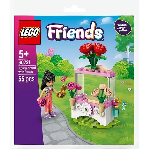 Конструктор LEGO Friends Квітковий кіоск із трояндами 55 деталей (30721)