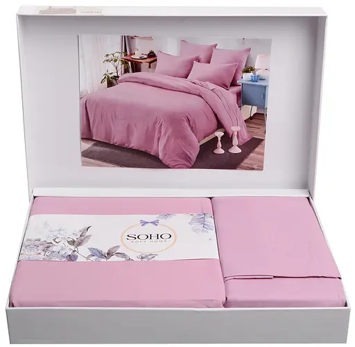 Комплект постельного белья Євро Lounge 200х230 см One Rose SOHO pbe0050896 - фото 2