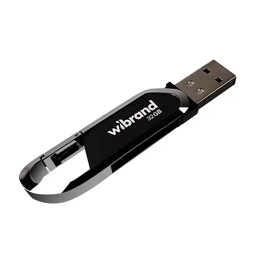 Флеш-накопичувач Wibrand USB 2.0 Aligator 32Gb чорний - фото 3