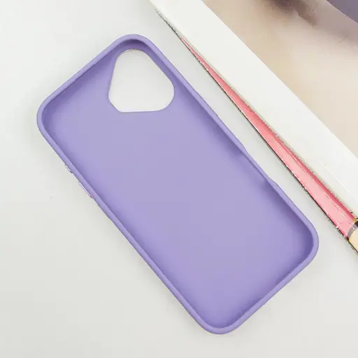 Чохол Epik TPU Bonbon Metal Style with MagSafe для Apple iPhone 16, 6.1 Бузковий/Dasheen - фото 2