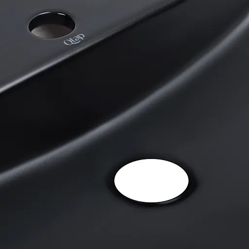 Умивальник Qtap Scorpio 500x385x120 Black matt QT146533MB, Чорний матовий - фото 5
