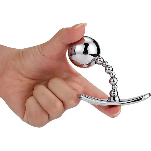 Металева анальна пробка SKN - фото 3