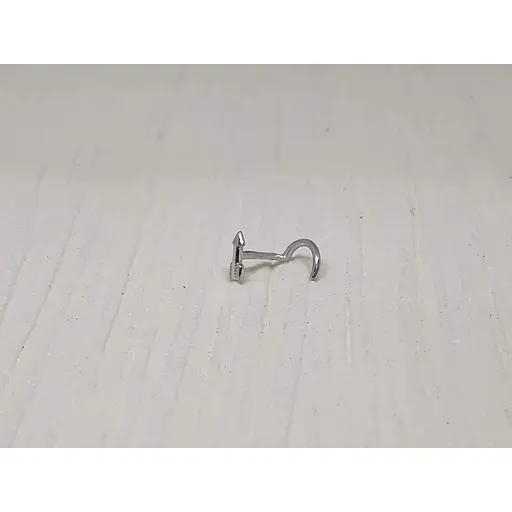 Срібна сережка-пірсинг Астор в ніс. 918-2440Р - фото 2