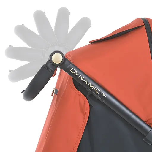 Детская прогулочная коляска-книга El Camino ME 1053-3 Dynamic Pro Redwood Оранжевая - фото 8
